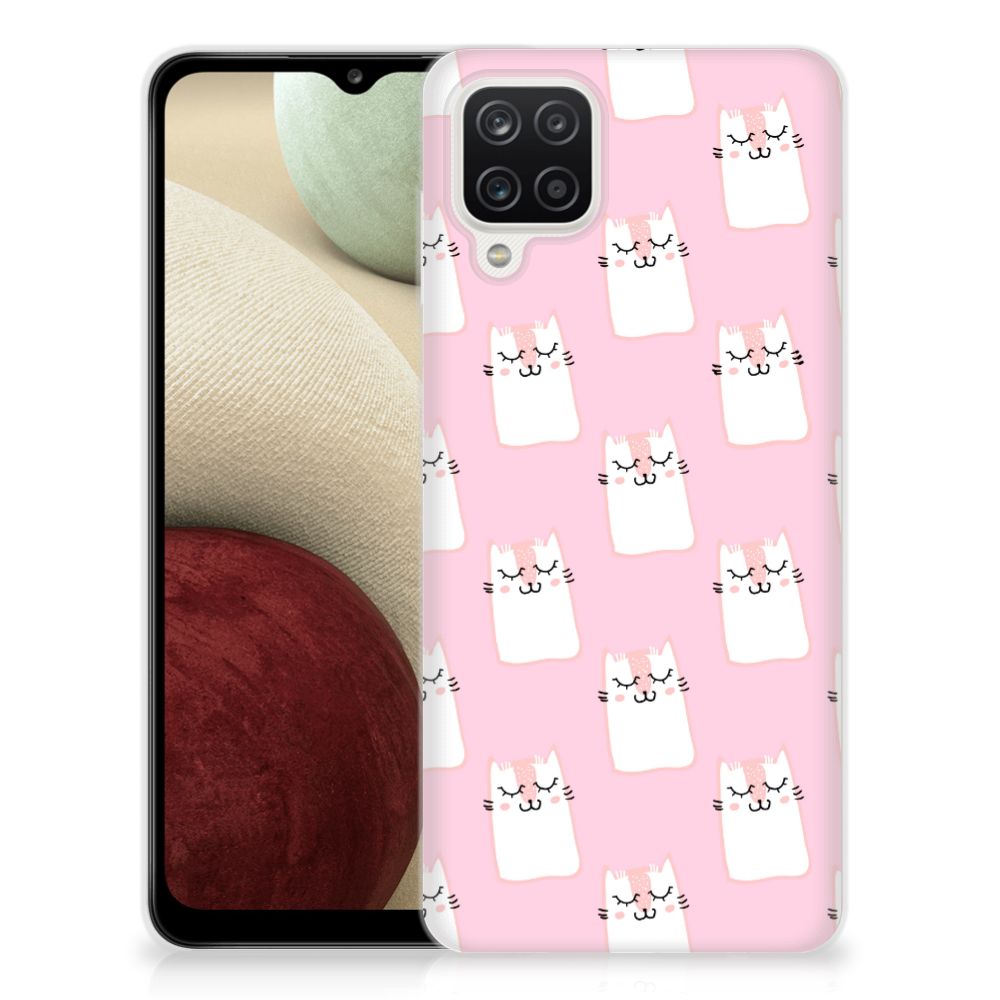 Samsung Galaxy A12 TPU Hoesje Sleeping Cats B2C Telecom