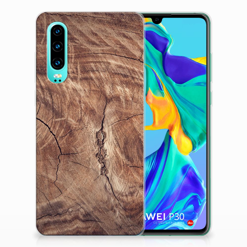 Huawei P30 Bumper Hoesje Tree Trunk
