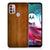 Motorola Moto G30 | G10 Bumper Hoesje Donker Hout B2C Telecom