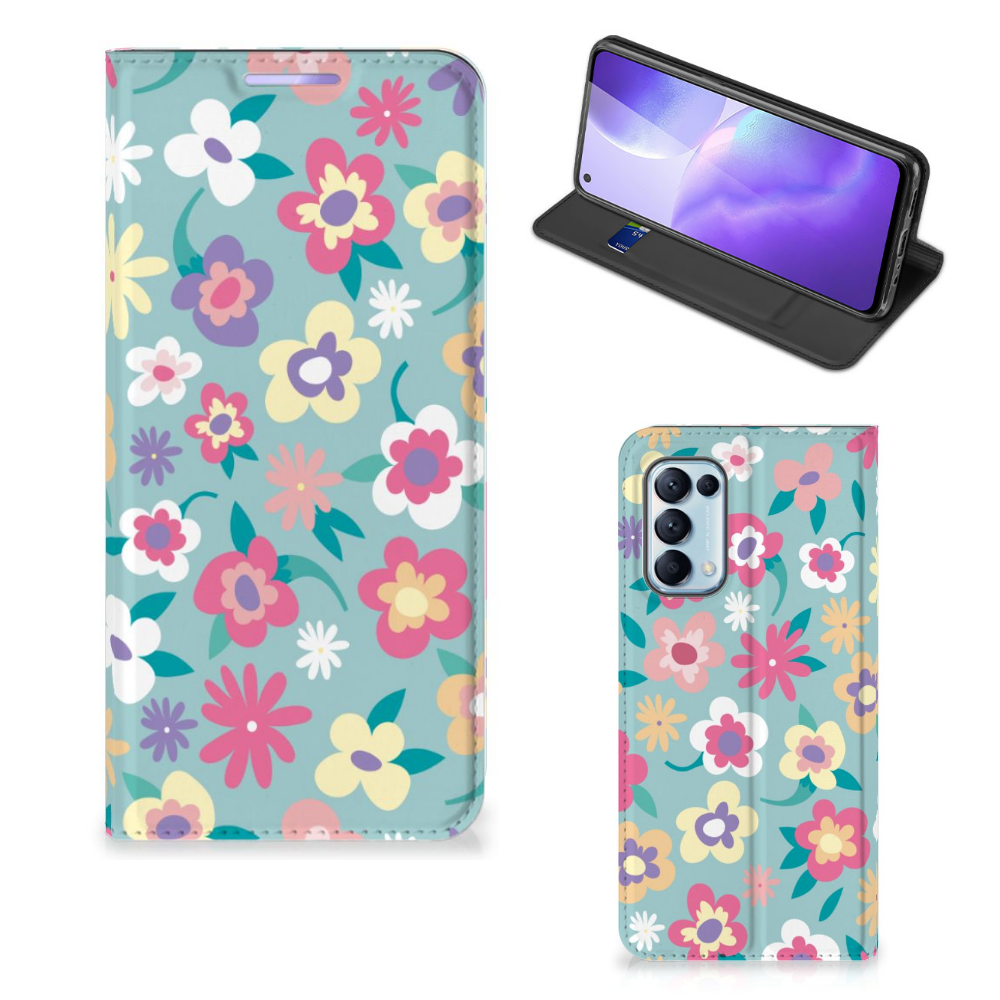 OPPO Find X3 Lite Smart Cover Flower Power - B2C Telecom