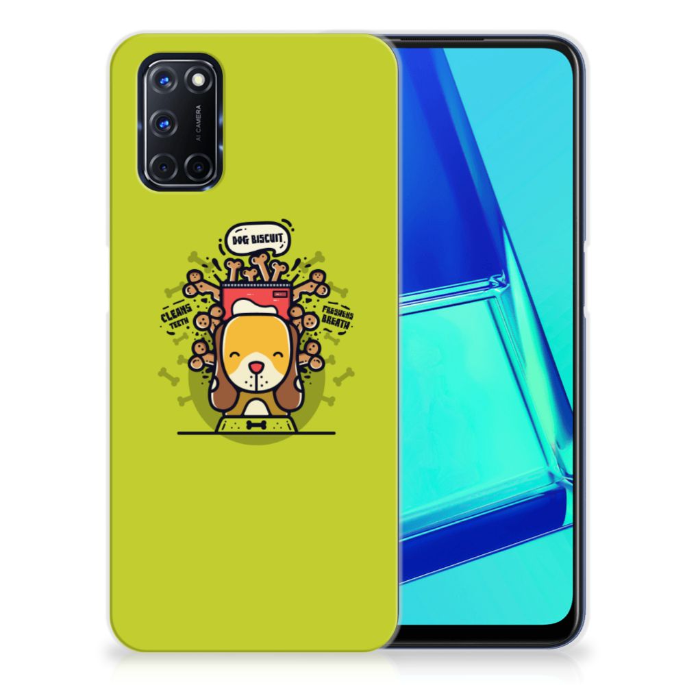 OPPO A52 | A72 Telefoonhoesje met Naam Doggy Biscuit B2C Telecom