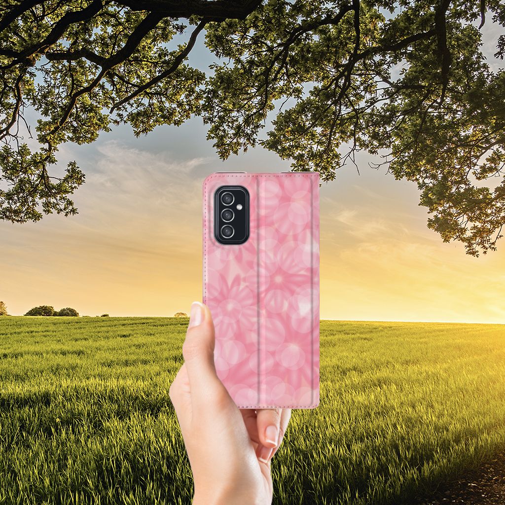 Samsung Galaxy M52 Smart Cover Spring Flowers - B2C Telecom