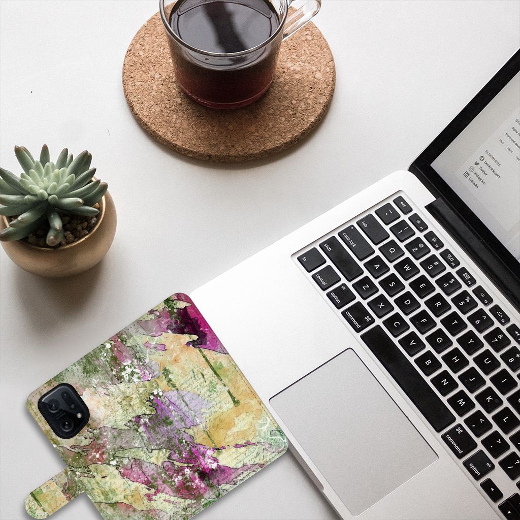 Hoesje OPPO Find X5 Letter Painting