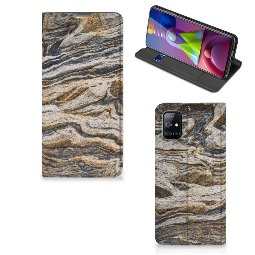 Samsung Galaxy M51 Standcase Steen
