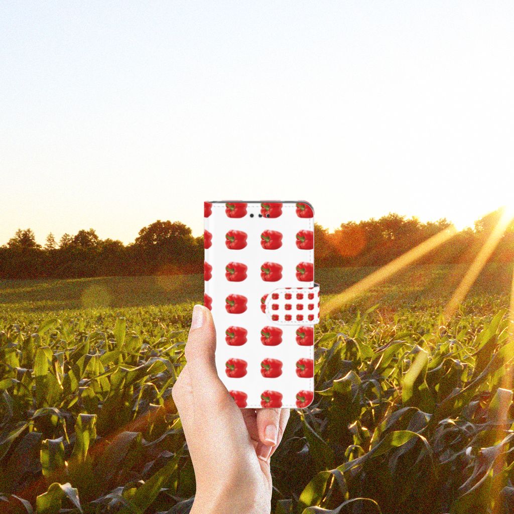 Nokia 7 Book Cover Paprika Red