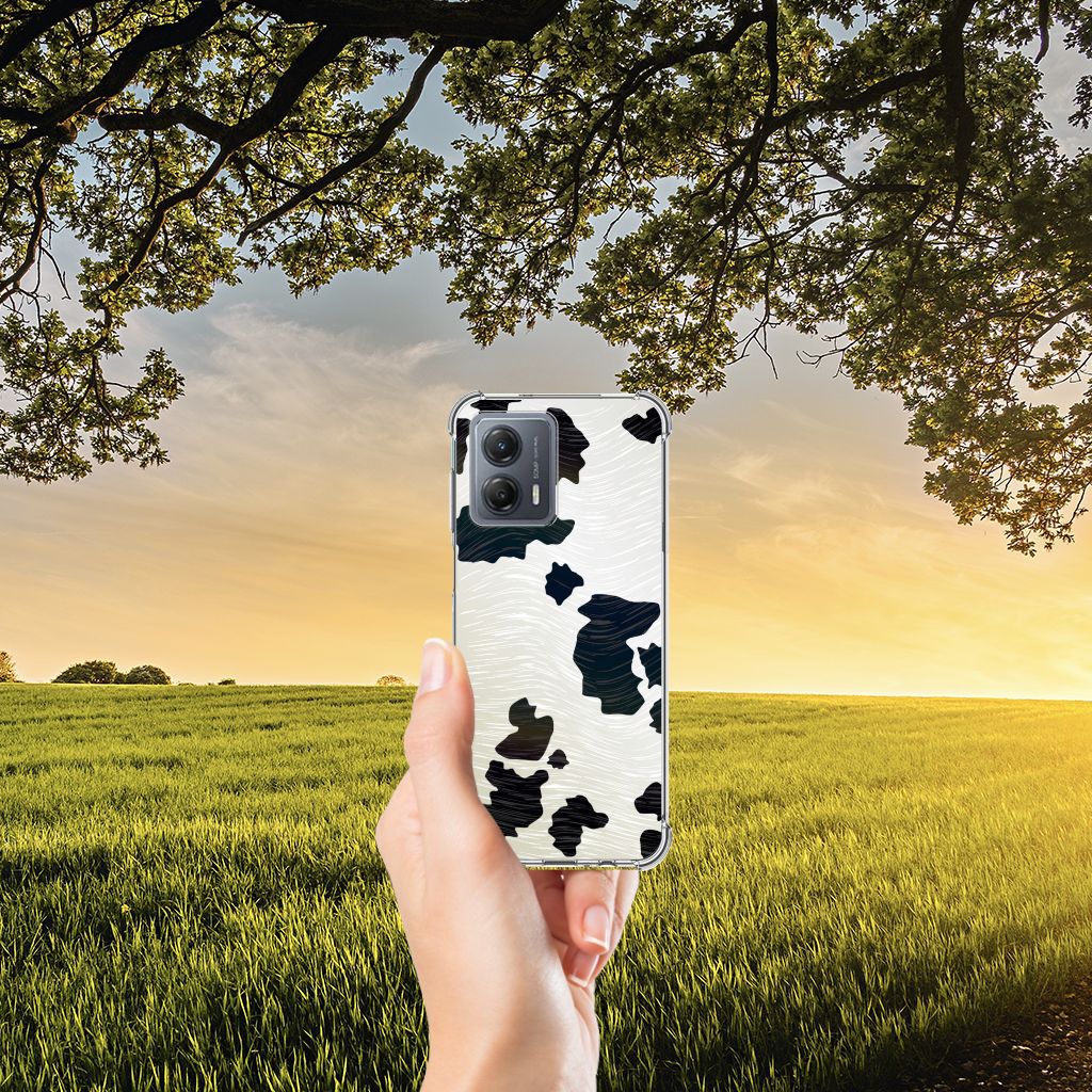 Motorola Moto G53 Case Anti-shock Koeienvlekken B2C Telecom
