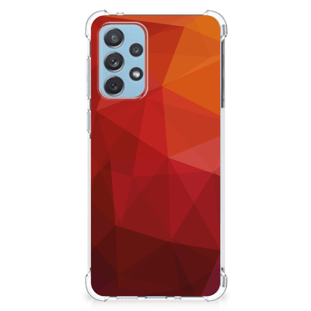 Shockproof Case voor Samsung Galaxy A73 Polygon Red B2C Telecom