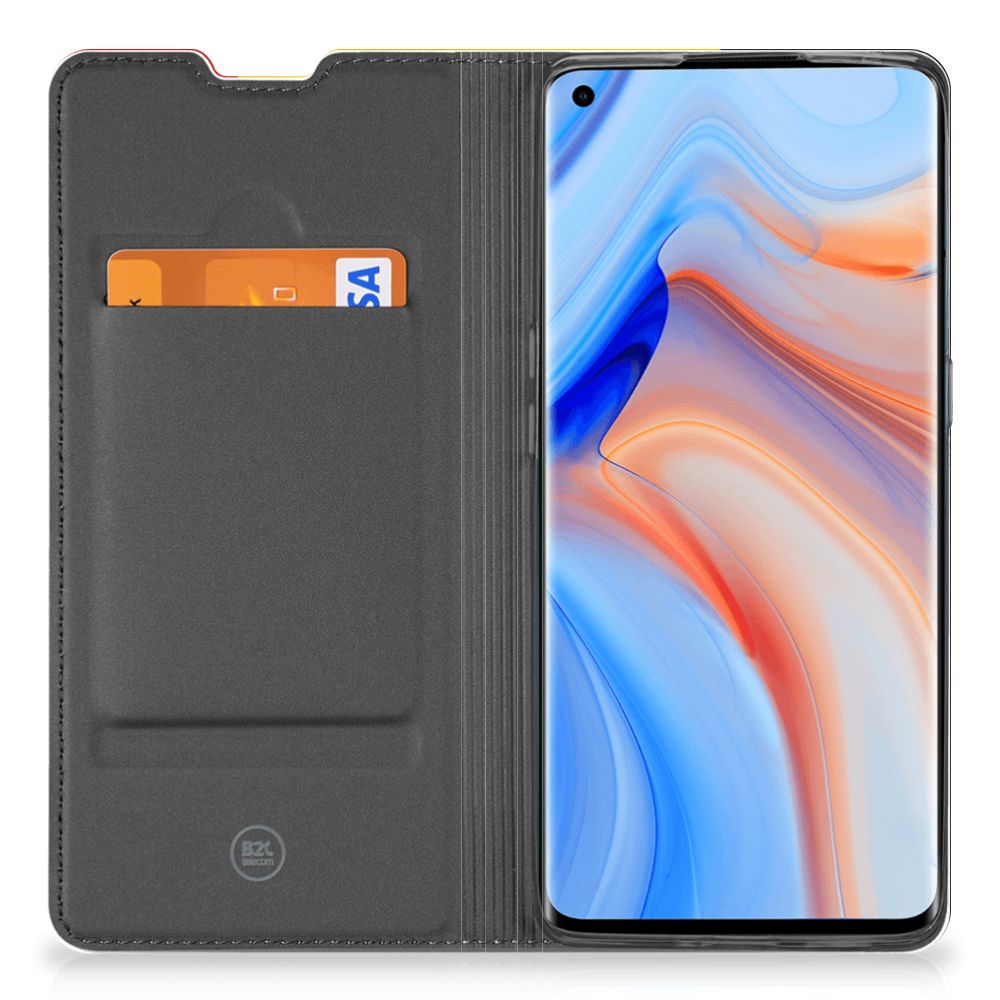 OPPO Reno4 Pro 5G Standcase Belgische Vlag - B2C Telecom