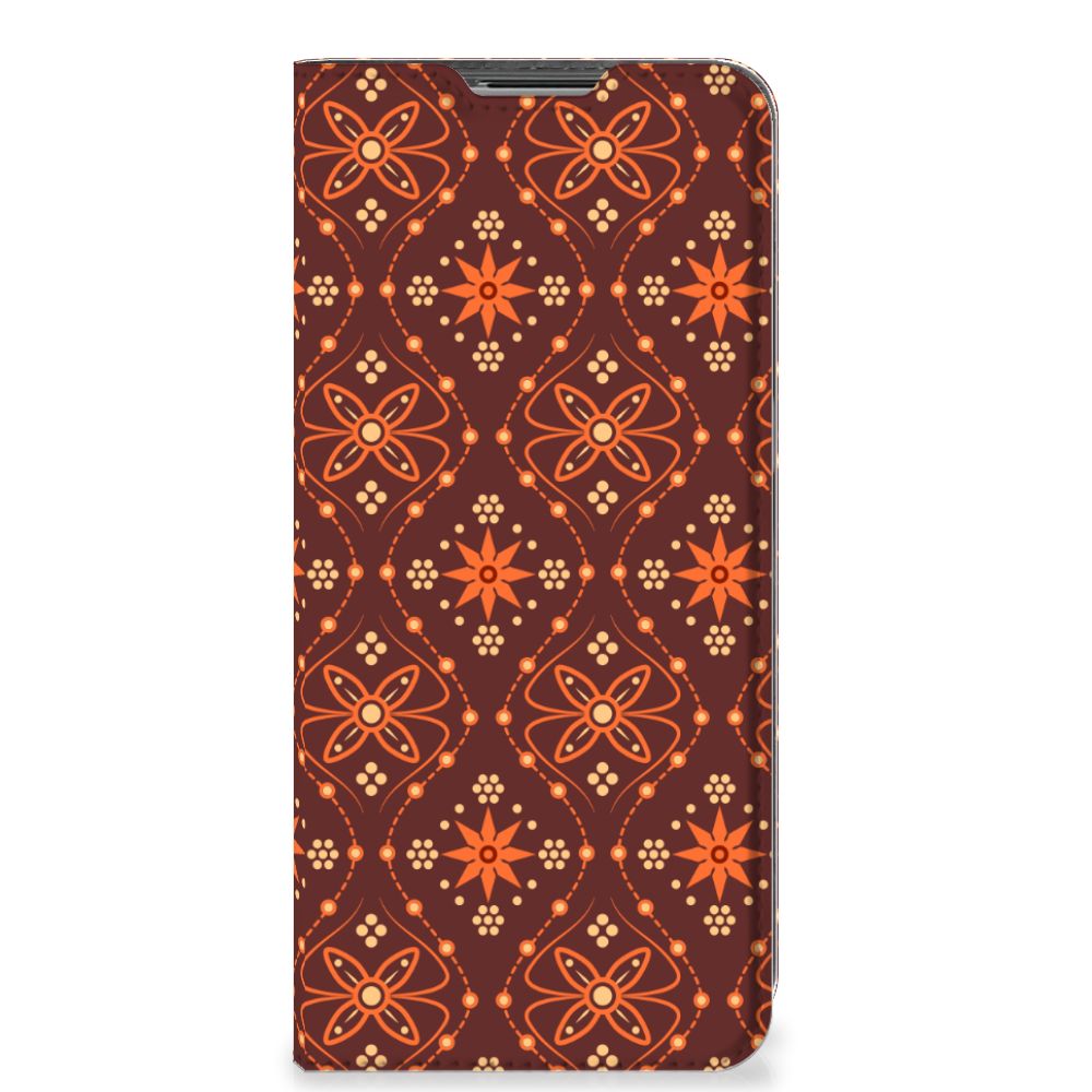 OPPO Find X5 Lite | Reno7 5G Hoesje met Magneet Batik Brown - B2C Telecom
