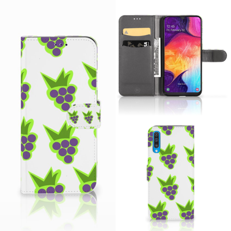 Samsung Galaxy A50 Book Cover Druiven