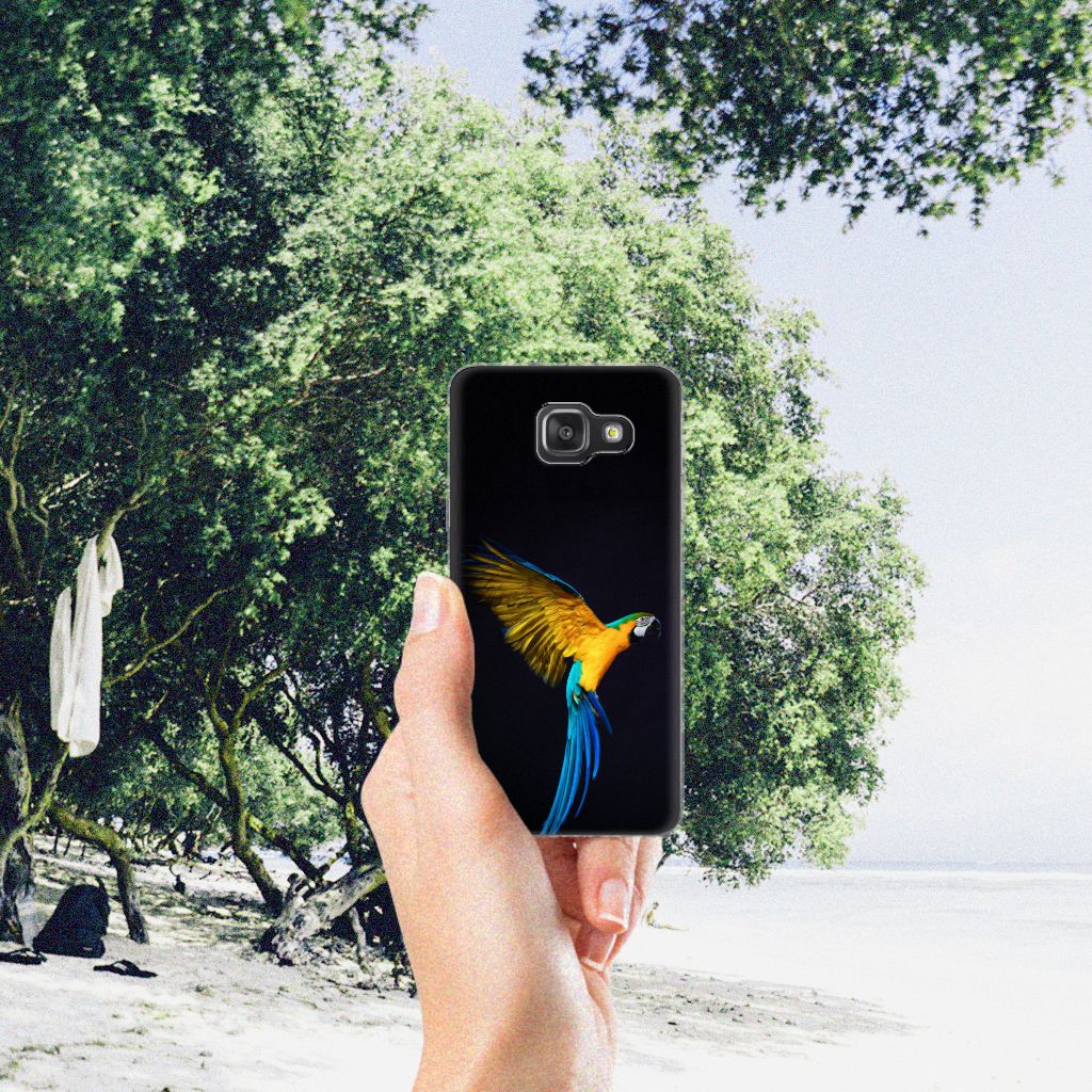 Samsung Galaxy A3 2016 TPU Hoesje Papegaai