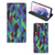 Samsung Galaxy S21 Plus Stand Case Abstract Green Blue - B2C Telecom
