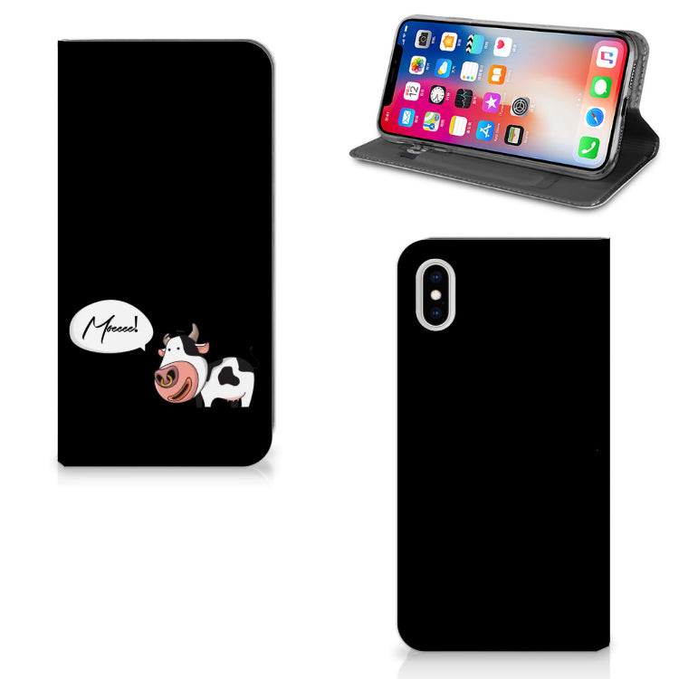 Apple iPhone Xs Max Magnet Case Cow