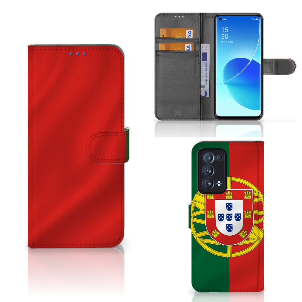 OPPO Reno 6 Pro Plus 5G Bookstyle Case Portugal