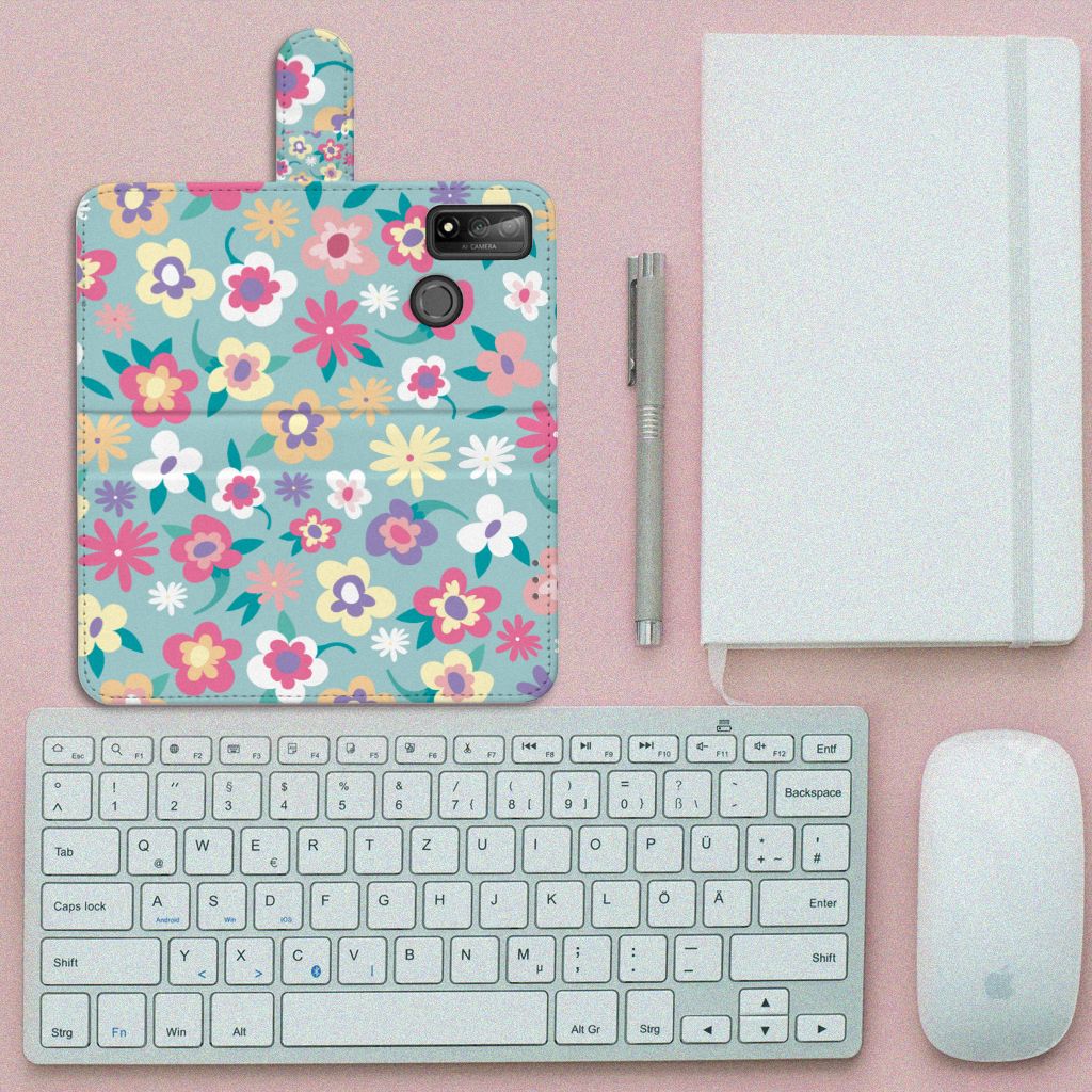 Huawei P Smart 2020 Hoesje Flower Power