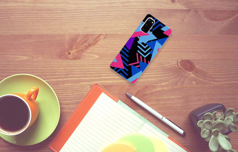 Samsung Galaxy S20 TPU Hoesje Funky Triangle