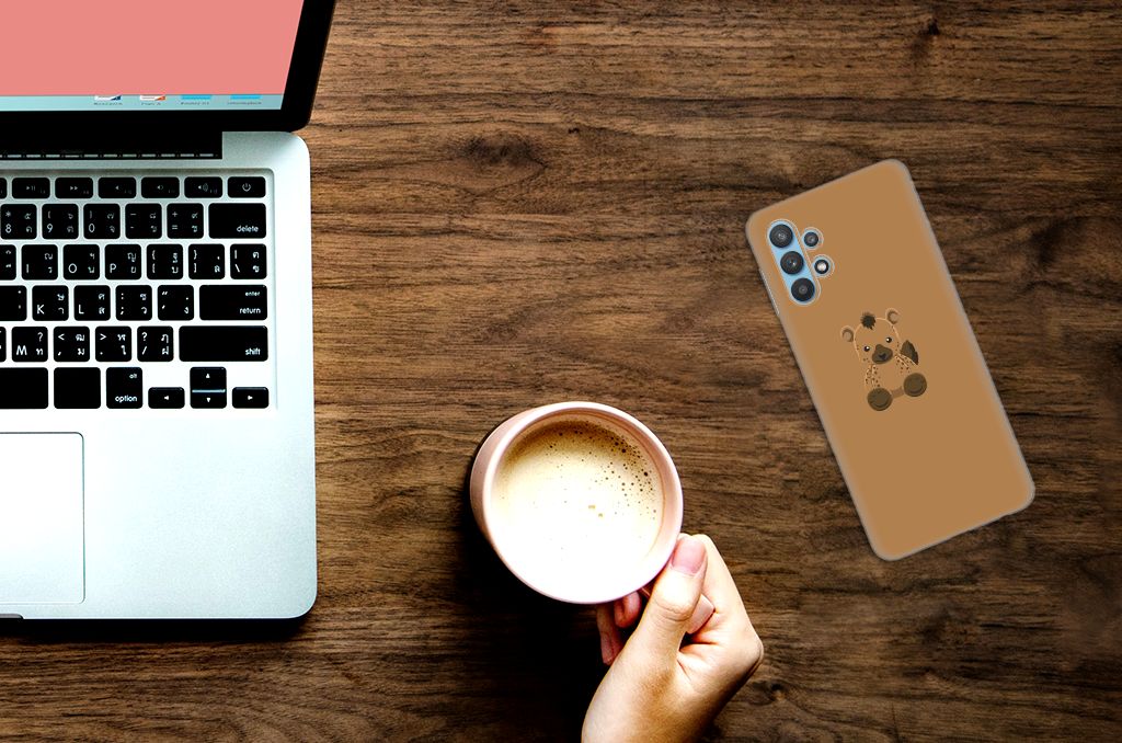 Samsung Galaxy A32 5G Telefoonhoesje met Naam Baby Hyena B2C Telecom