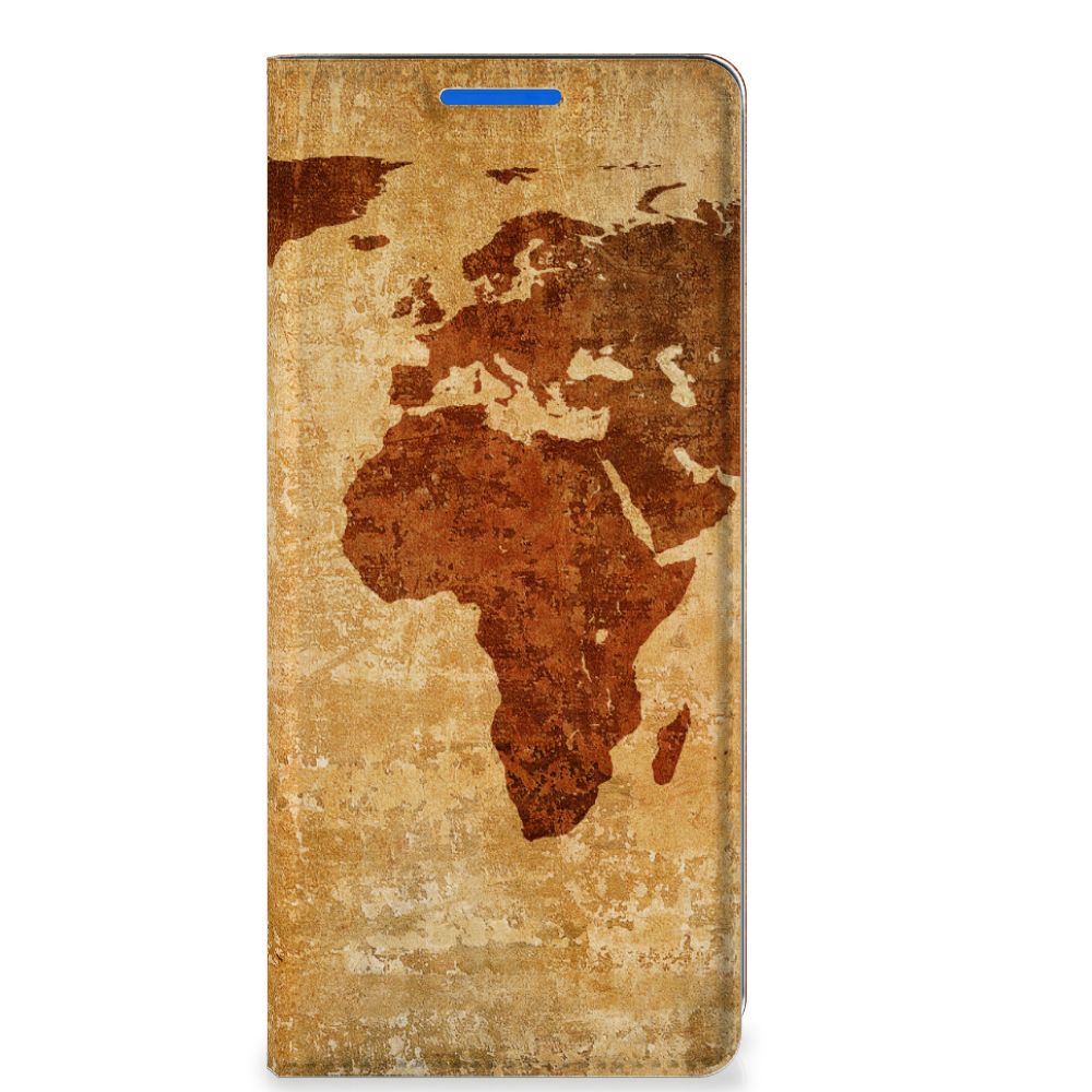OPPO Reno 6 Pro Plus 5G Book Cover Wereldkaart - B2C Telecom