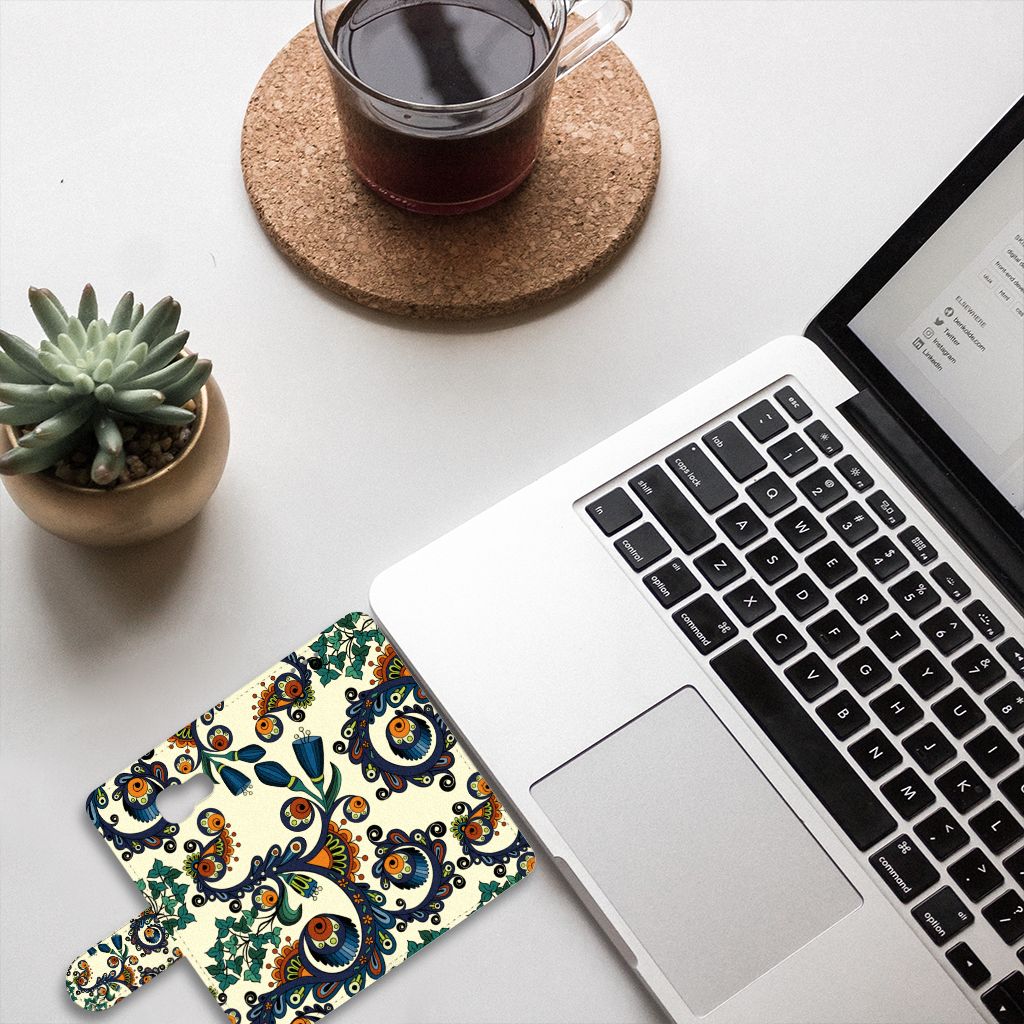 Wallet Case Samsung Galaxy A3 2017 Barok Flower