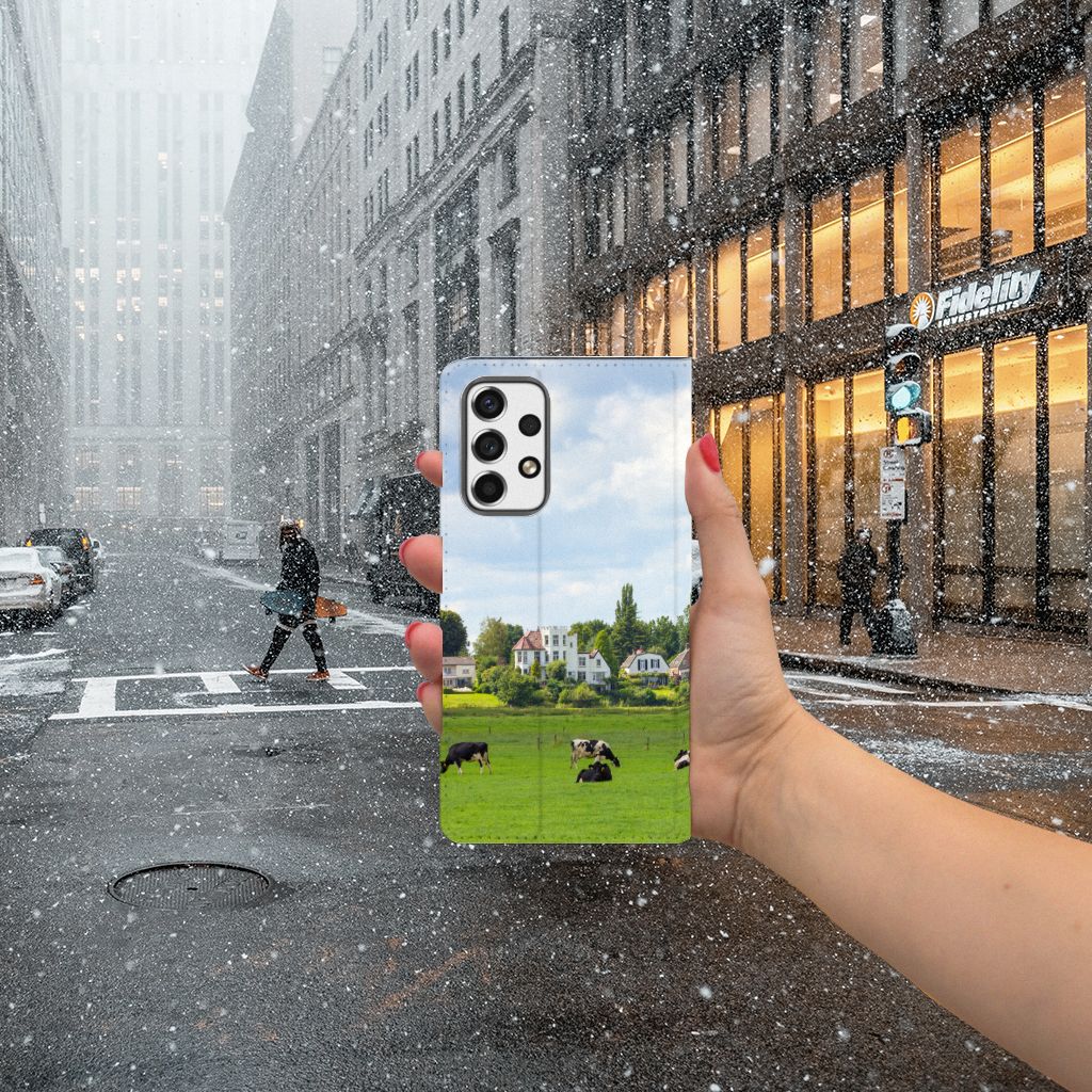 Samsung Galaxy A53 Hoesje maken Koeien - B2C Telecom