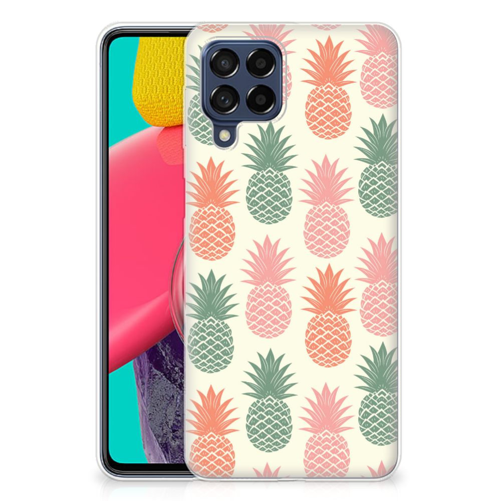 Samsung Galaxy M53 Siliconen Case Ananas B2C Telecom