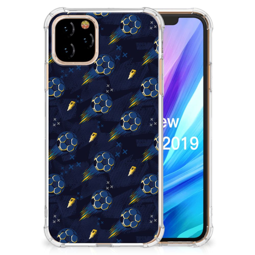 Doorzichtige Silicone Hoesje voor Apple iPhone 11 Pro Voetbal B2C Telecom