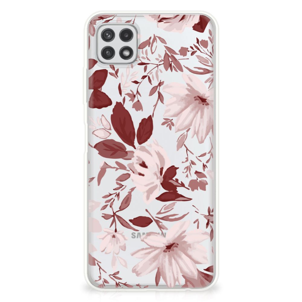Hoesje maken Samsung Galaxy A22 5G Watercolor Flowers B2C Telecom