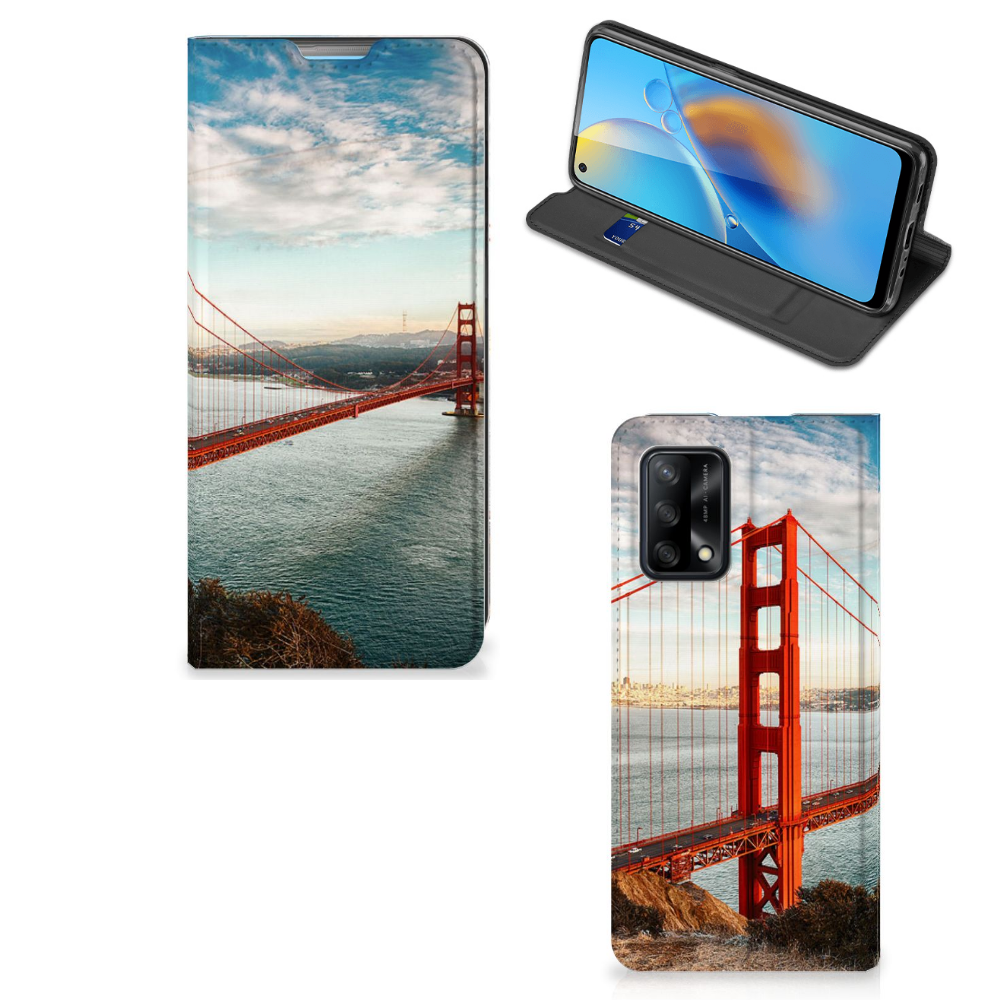 OPPO A74 4G Book Cover Golden Gate Bridge - B2C Telecom