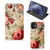 Smart Cover voor iPhone 12 Mini Bloemen met prachtig bloemen design en vouwfunctie 🌸.