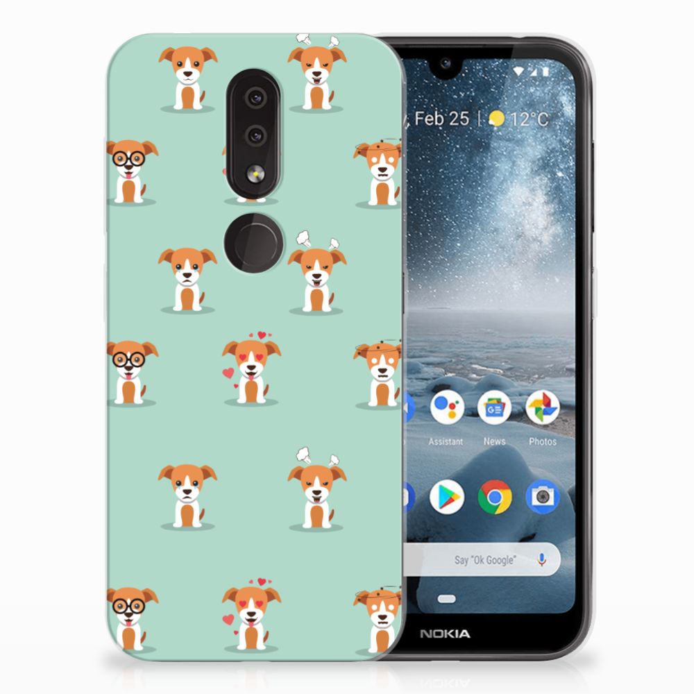 Nokia 4.2 TPU Hoesje Pups