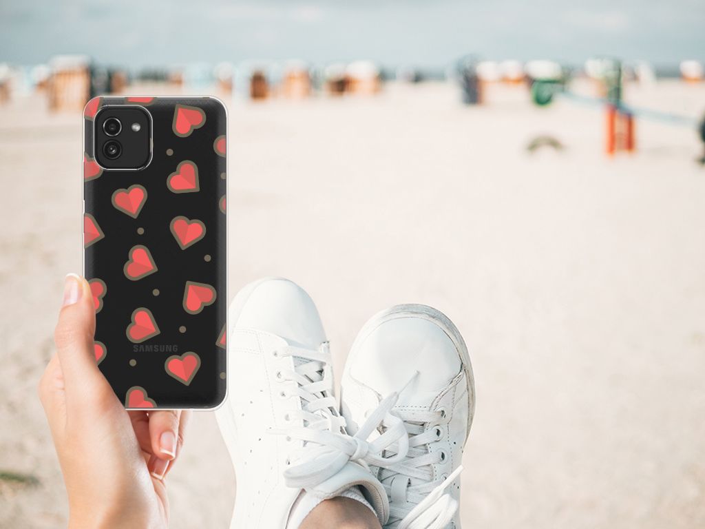 Samsung Galaxy A03 TPU bumper Hearts B2C Telecom