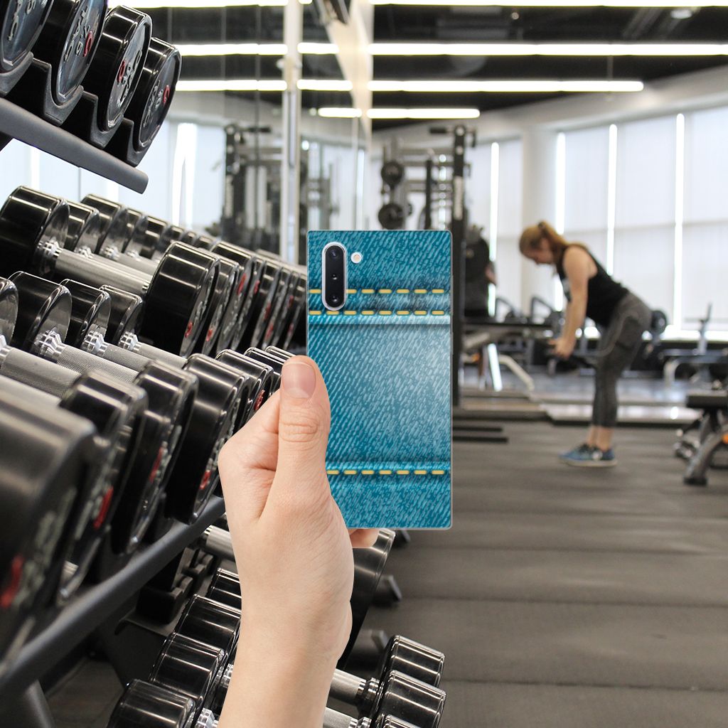 Samsung Galaxy Note 10 Silicone Back Cover Jeans