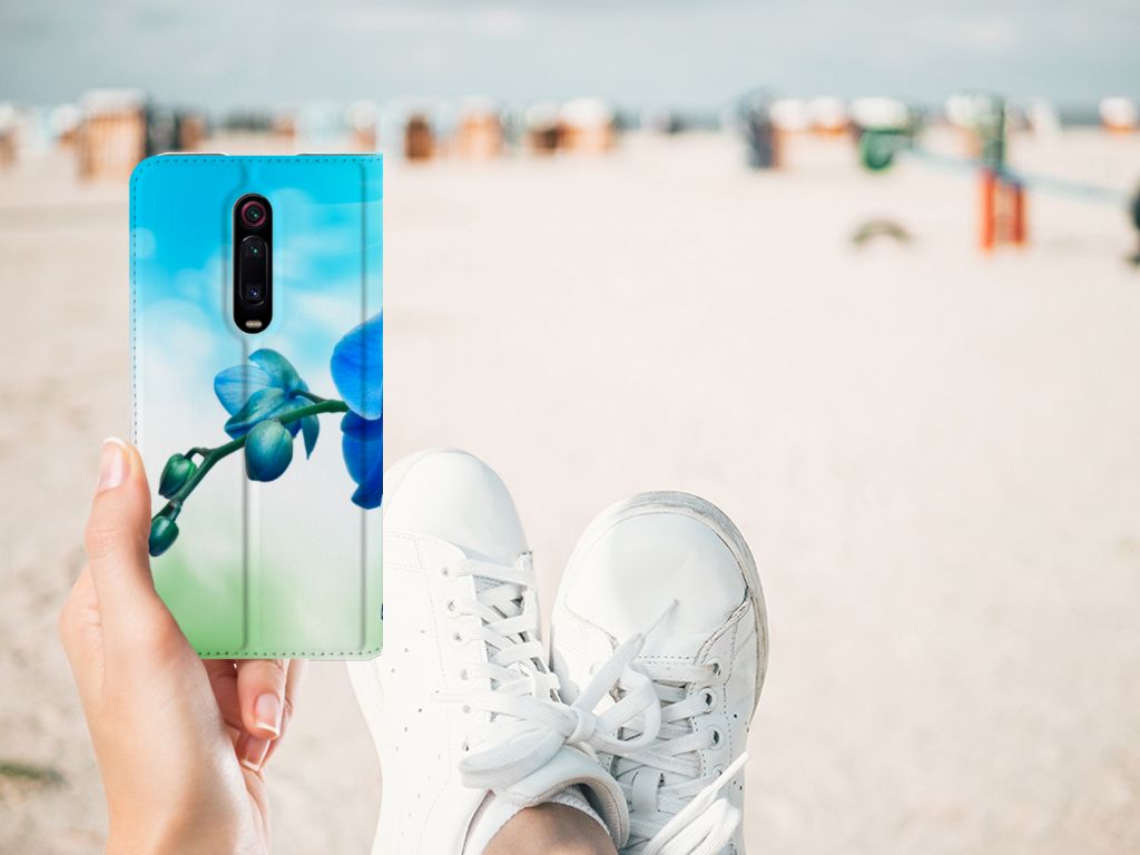 Xiaomi Mi 9T Pro Smart Cover Orchidee Blauw - Cadeau voor je Moeder - B2C Telecom