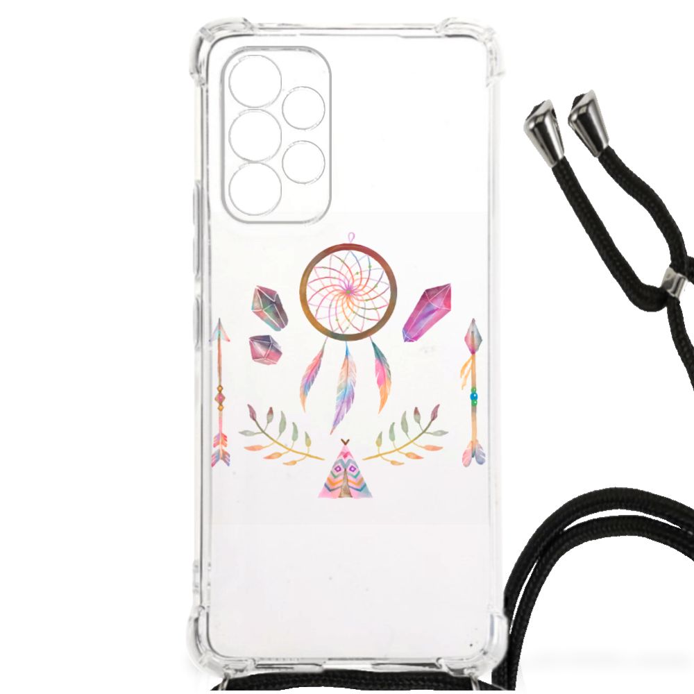 Samsung Galaxy A53 Stevig Bumper Hoesje Boho Dreamcatcher