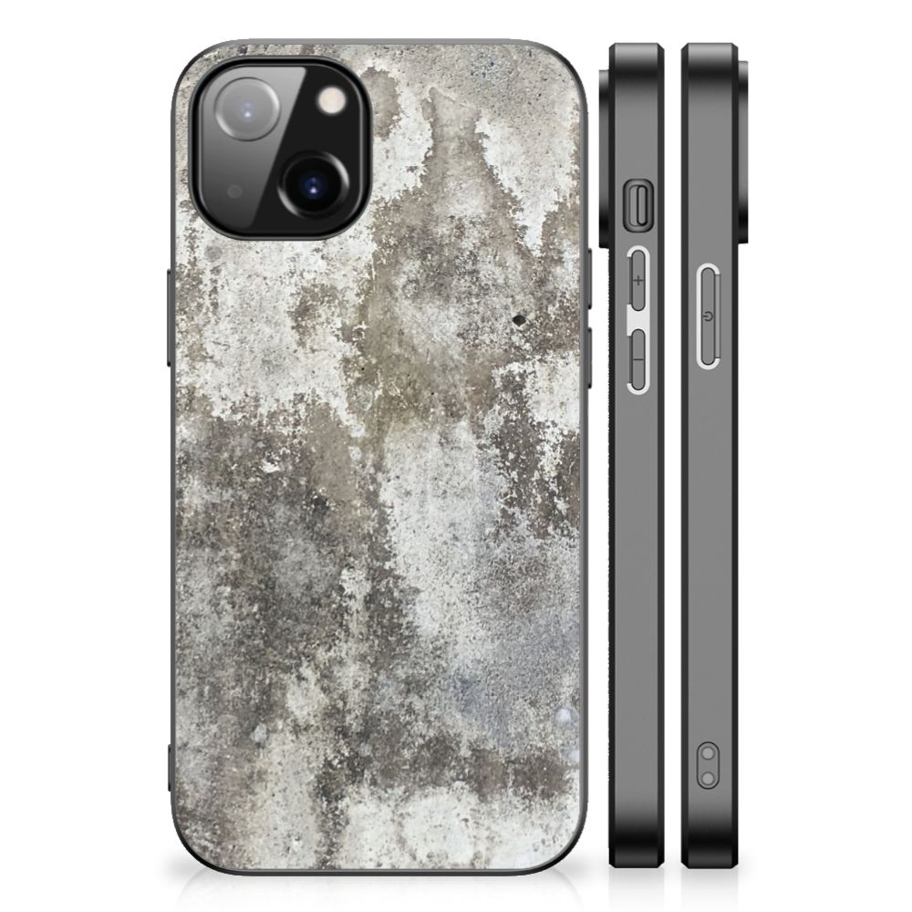 Apple iPhone 13 | iPhone 14 Marmeren Print Telefoonhoesje Beton Print