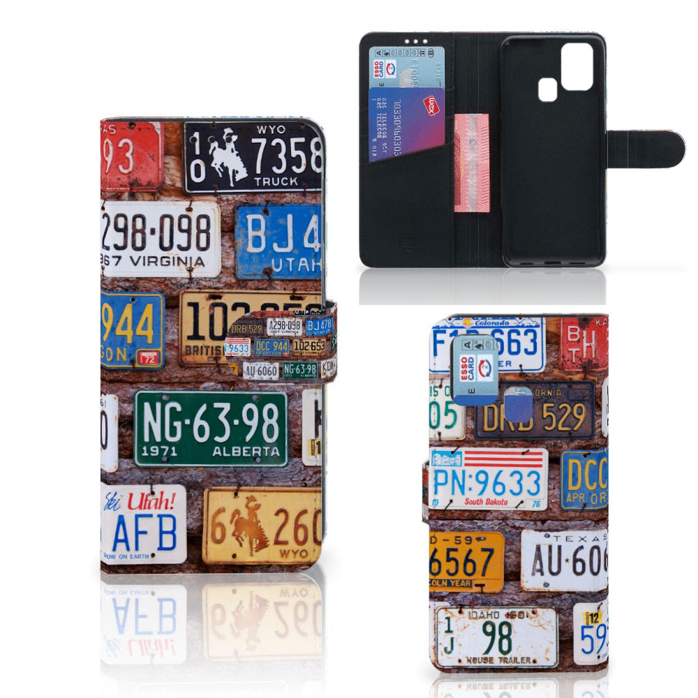 Samsung Galaxy M31 Telefoonhoesje met foto Kentekenplaten