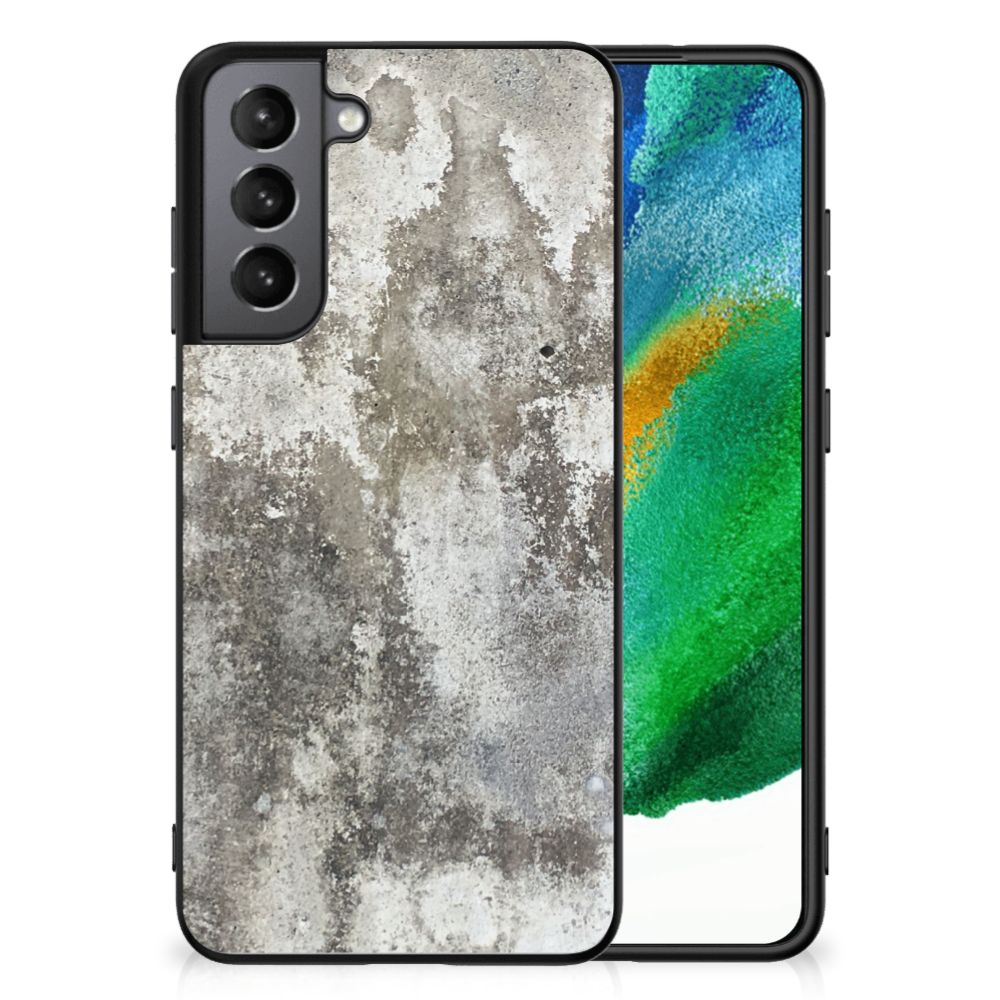Samsung Galaxy S21FE Marmeren Print Telefoonhoesje Beton Print