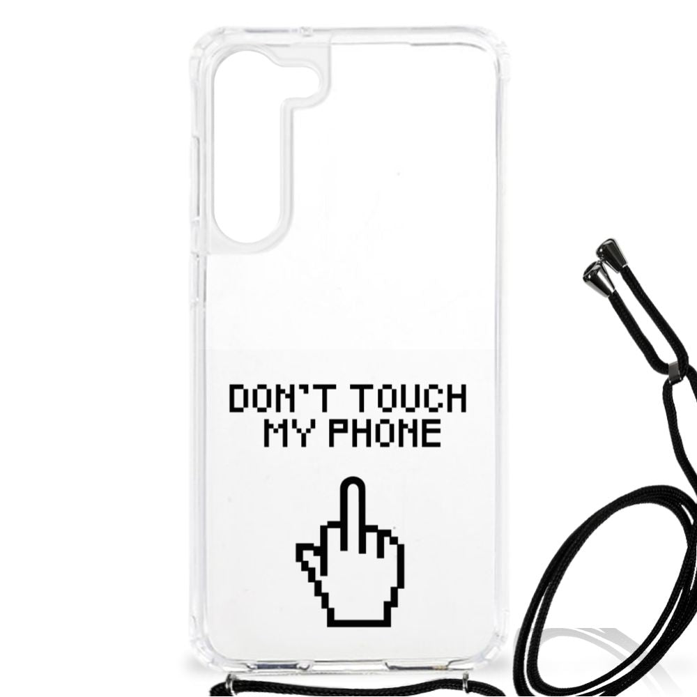 Samsung Galaxy S23 Plus Anti Shock Case Finger Don't Touch My Phone B2C Telecom