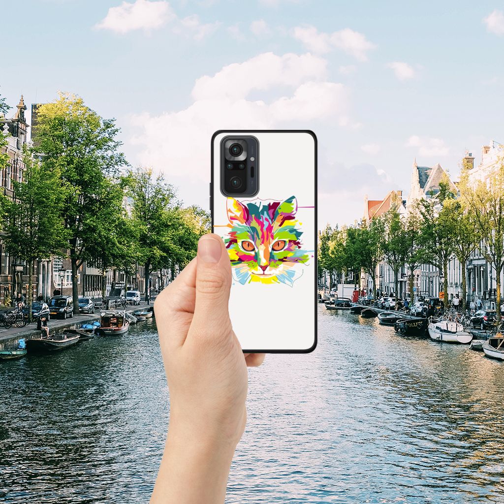 Xiaomi Redmi Note 10 Pro Hoesje Cat Color B2C Telecom
