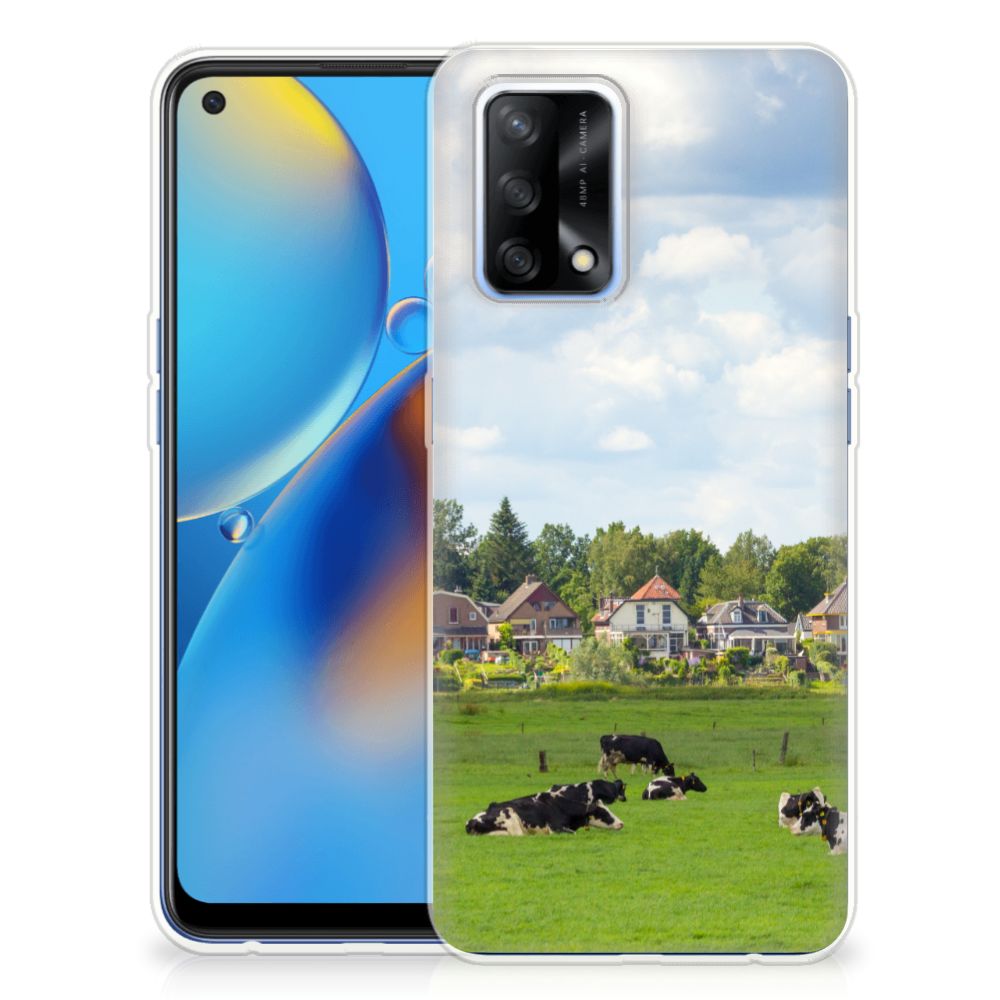 OPPO A74 4G TPU Hoesje Koeien B2C Telecom