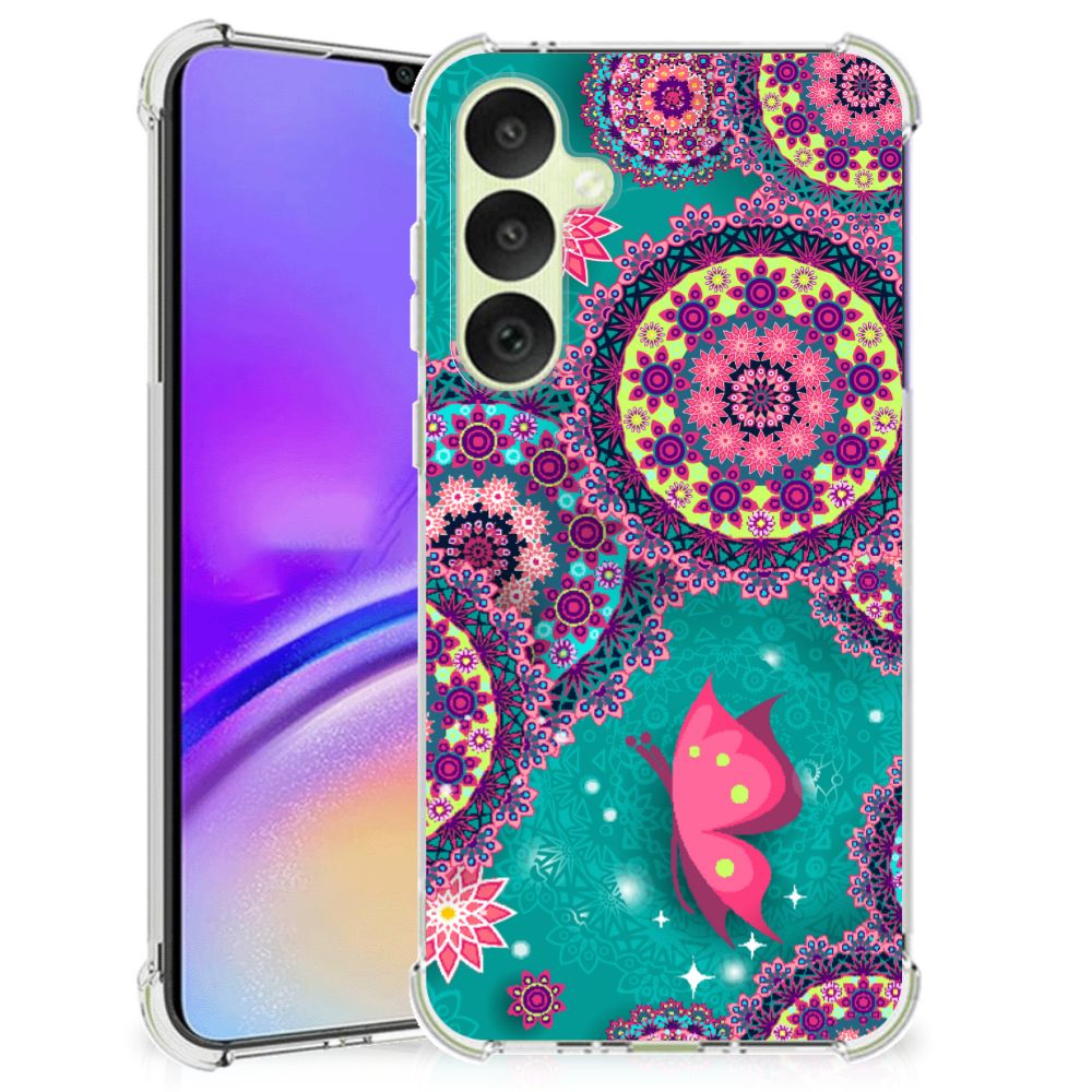 Samsung Galaxy A35 Back Cover Cirkels en Vlinders