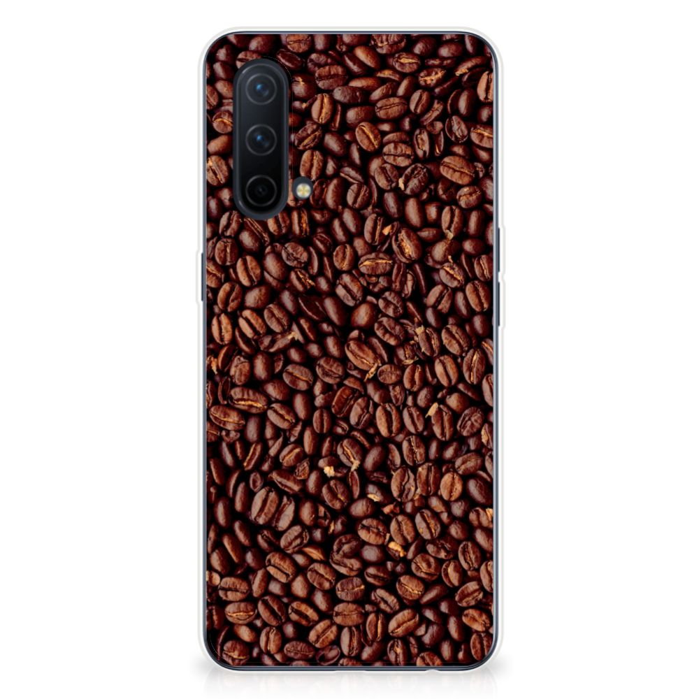 OnePlus Nord CE 5G Siliconen Case Koffiebonen