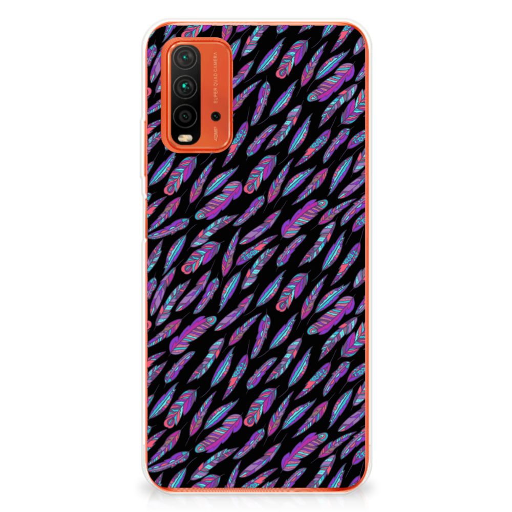 Xiaomi Poco M3 TPU bumper Feathers Color