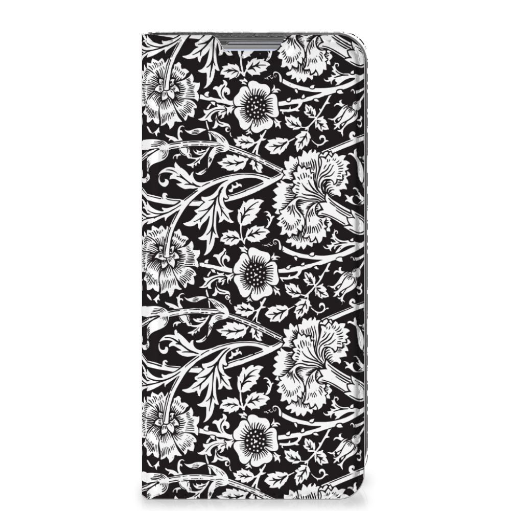 Xiaomi 12 | 12X Smart Cover Black Flowers - B2C Telecom