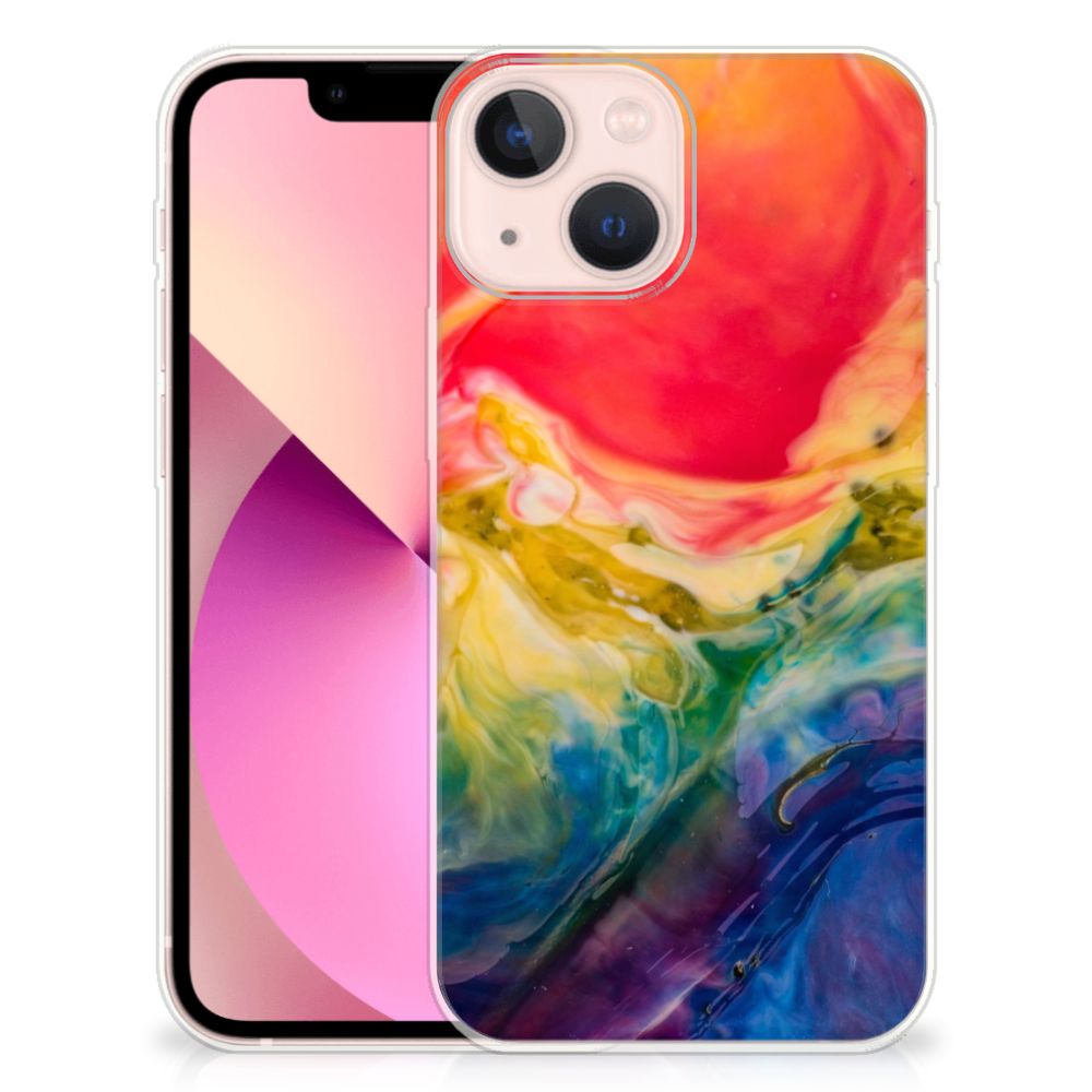 Hoesje maken iPhone 13 mini Watercolor Dark B2C Telecom
