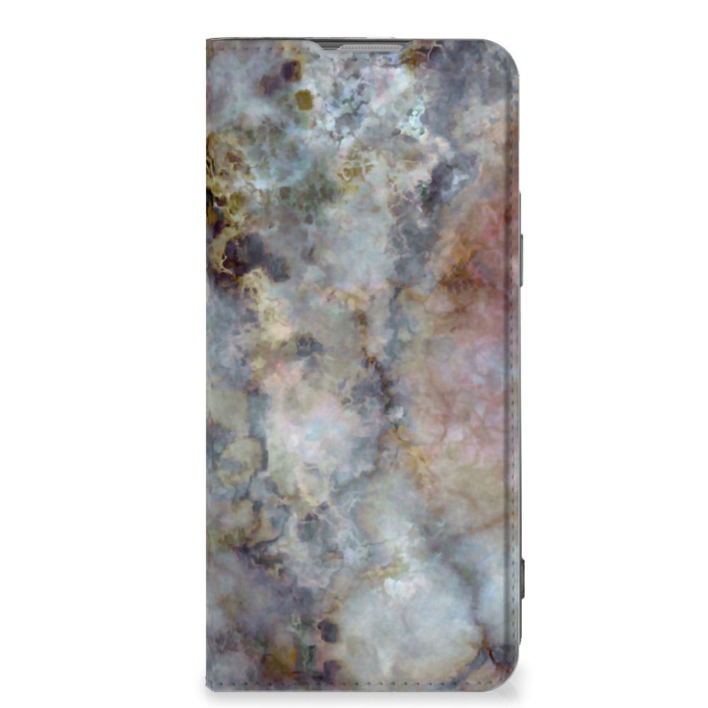 OnePlus Nord 2T Standcase Marmer Grijs - B2C Telecom
