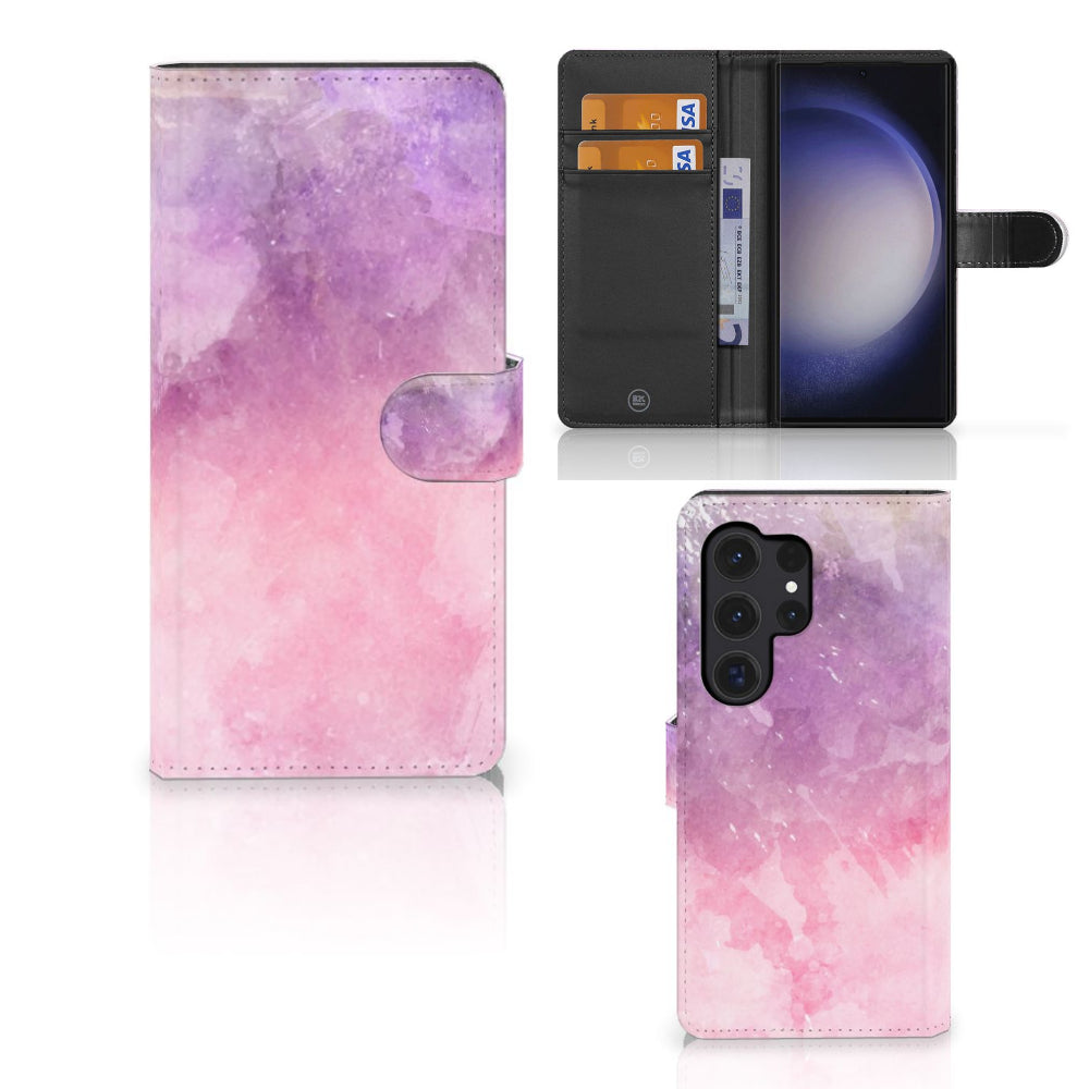 Hoesje Samsung Galaxy S24 Ultra Pink Purple Paint