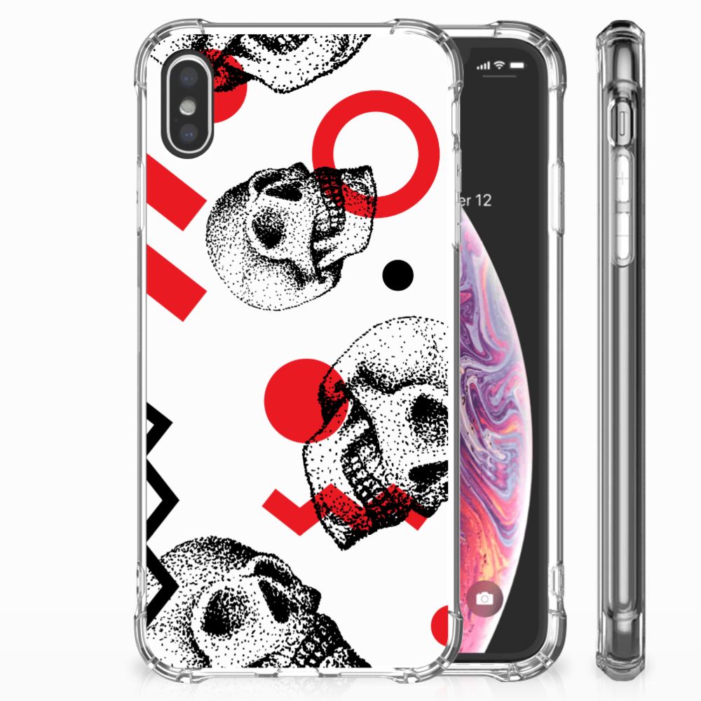 Extreme Case Apple iPhone Xs Max Skull Red