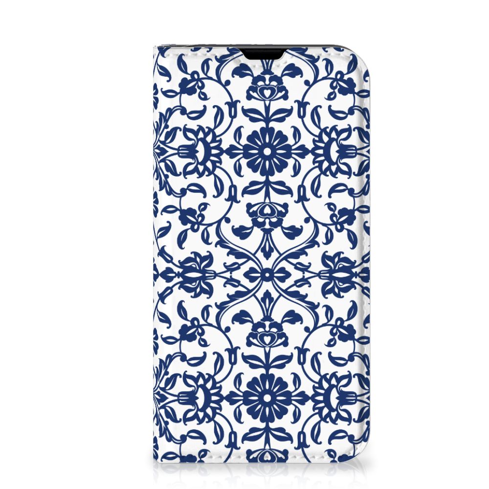 iPhone 13 Mini Smart Cover Flower Blue - B2C Telecom