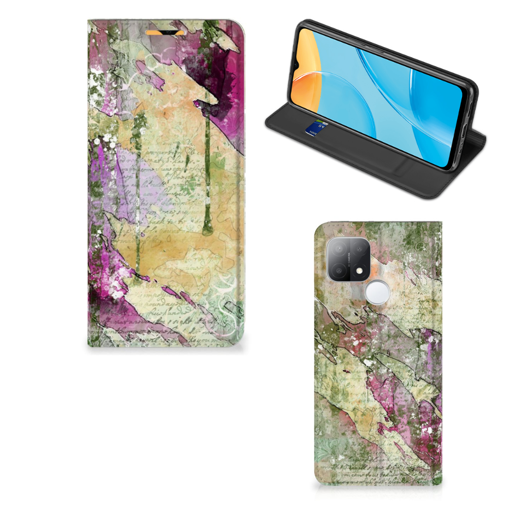 Bookcase OPPO A15 Letter Painting - B2C Telecom
